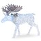 National Tree Company Pre-Lit Moose, Red and Cool White Lights, LED, Twinkling, 50 inch, Indoor or Outdoor Use.